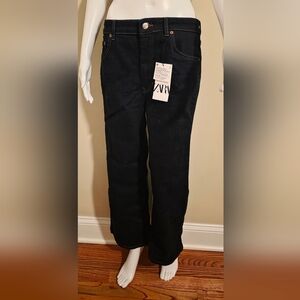 Zara The Mini Bell Wo.an's Size 10 Dark Blue Jeans